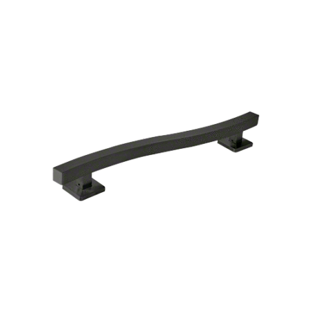 CRL GBF18MBL Matte Black 'S' Square 18" Grab Bar