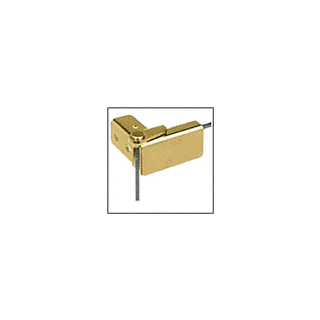 CRL GDH96BR Brass Surface Mount Glass Door Hinge