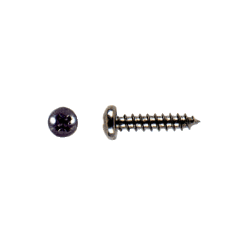 CRL GDHSCCH Chrome Mounting Screw for Hinges and Magnetic Glass Door Latches - pack of 50