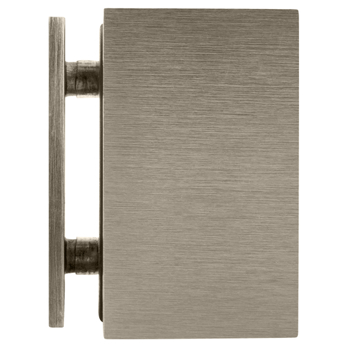 CRL GE090BR Polished Brass Geneva Series Glass-to-Glass Bracket