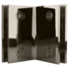 CRL GE090BR Polished Brass Geneva Series Glass-to-Glass Bracket