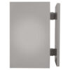 CRL GE090BR Polished Brass Geneva Series Glass-to-Glass Bracket