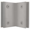 CRL GE090BR Polished Brass Geneva Series Glass-to-Glass Bracket