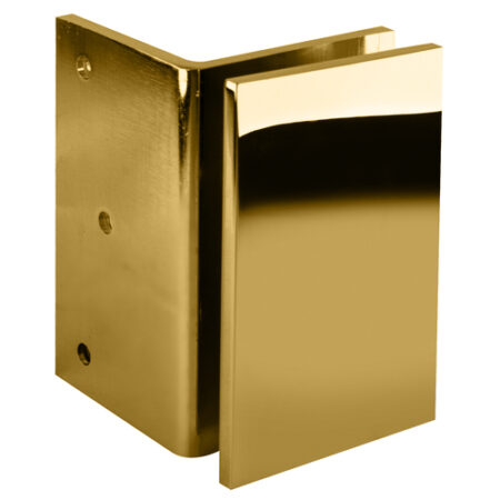 CRL GE90SBR Polished Brass Geneva Series Wall Mount Bracket