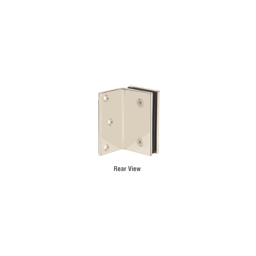 CRL GE90SSB Satin Brass Geneva Series Wall Mount Bracket
