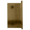 CRL GE90SSB Satin Brass Geneva Series Wall Mount Bracket