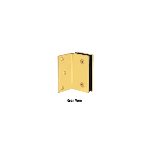 CRL GE90SSB Satin Brass Geneva Series Wall Mount Bracket