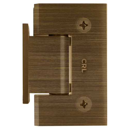 CRL GEN074ABN Antique Brushed Nickel Geneva 074 Series Wall Mount Short Back Plate Hinge