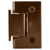 CRL GEN074ABN Antique Brushed Nickel Geneva 074 Series Wall Mount Short Back Plate Hinge