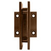 CRL GEN074ABN Antique Brushed Nickel Geneva 074 Series Wall Mount Short Back Plate Hinge