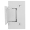 CRL GEN074ABN Antique Brushed Nickel Geneva 074 Series Wall Mount Short Back Plate Hinge