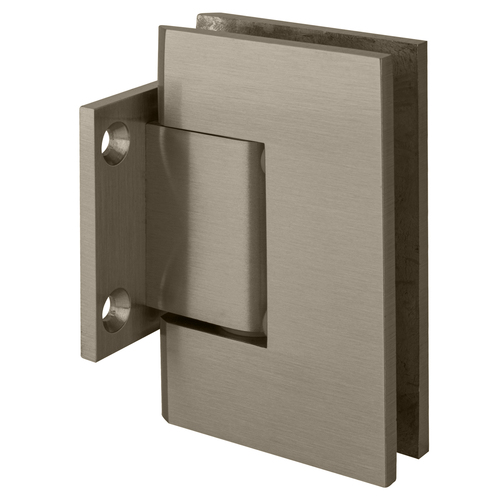 CRL GEN074ABN Antique Brushed Nickel Geneva 074 Series Wall Mount Short Back Plate Hinge