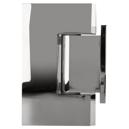 CRL GEN074CH Chrome Geneva 074 Series Wall Mount Short Back Plate Hinge