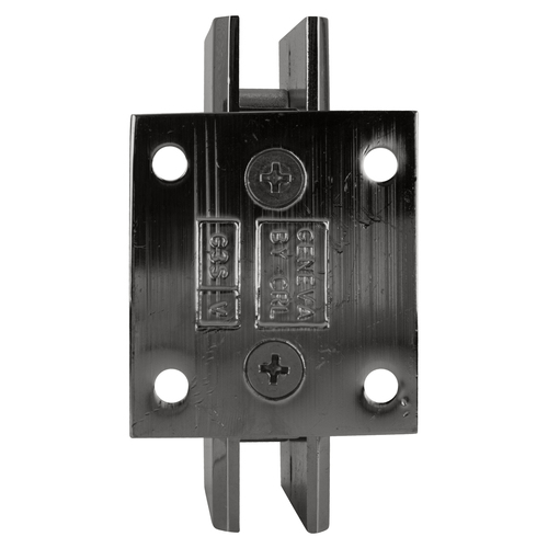 CRL GEN074CH Chrome Geneva 074 Series Wall Mount Short Back Plate Hinge