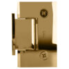 CRL GEN074GP Gold Plated Geneva 074 Series Wall Mount Short Back Plate Hinge