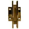 CRL GEN074GP Gold Plated Geneva 074 Series Wall Mount Short Back Plate Hinge