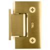 CRL GEN074ABN Antique Brushed Nickel Geneva 074 Series Wall Mount Short Back Plate Hinge