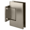 CRL GEN074ABN Antique Brushed Nickel Geneva 074 Series Wall Mount Short Back Plate Hinge