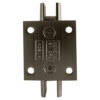 CRL GEN074ABN Antique Brushed Nickel Geneva 074 Series Wall Mount Short Back Plate Hinge