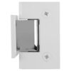 CRL GEN074ABN Antique Brushed Nickel Geneva 074 Series Wall Mount Short Back Plate Hinge