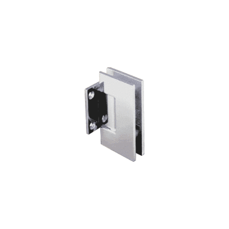 CRL GEN574CH Chrome Geneva Series 5 Degree Pre-Set Wall Mount Short Back Plate Hinge