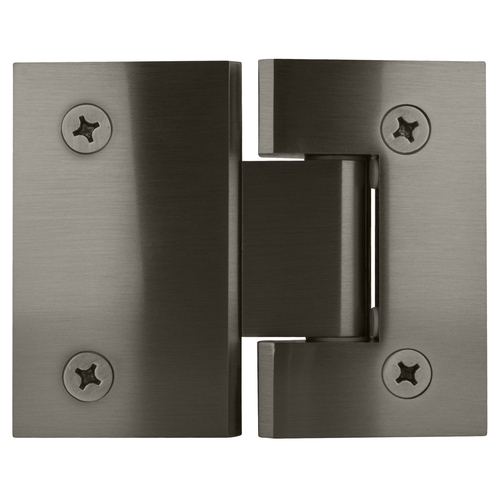 CRL GEN580CH Polished Chrome Geneva 580 Series 180 Degree Glass-to-Glass Hinge with 5 Degree Offset