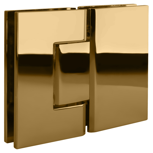 CRL GEN580CH Polished Chrome Geneva 580 Series 180 Degree Glass-to-Glass Hinge with 5 Degree Offset