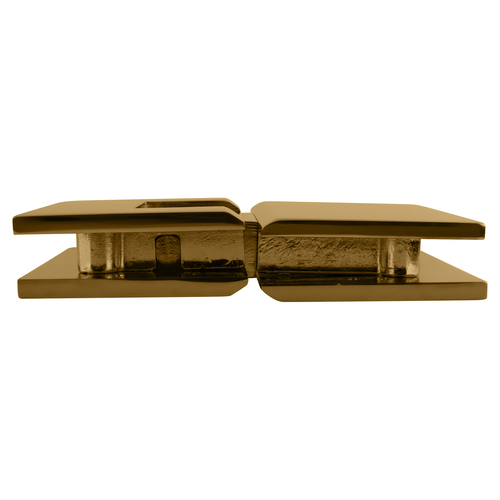 CRL GEN580CH Polished Chrome Geneva 580 Series 180 Degree Glass-to-Glass Hinge with 5 Degree Offset