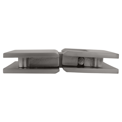 CRL GEN580CH Polished Chrome Geneva 580 Series 180 Degree Glass-to-Glass Hinge with 5 Degree Offset