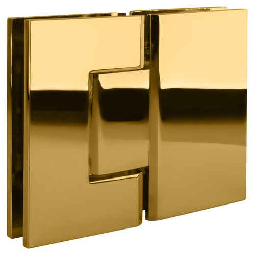 CRL GEN580CH Polished Chrome Geneva 580 Series 180 Degree Glass-to-Glass Hinge with 5 Degree Offset