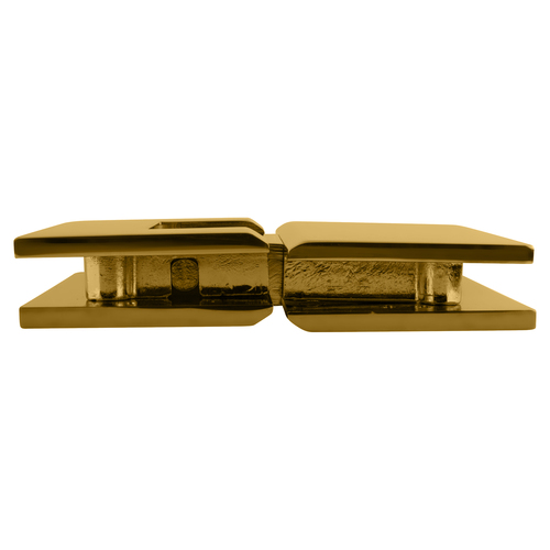 CRL GEN580CH Polished Chrome Geneva 580 Series 180 Degree Glass-to-Glass Hinge with 5 Degree Offset