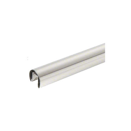 CRL GR15PS 304 Grade Polished Stainless 1-1/2" Premium Cap Rail for 1/2" Glass - 120"