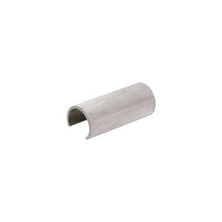 CRL GR19CSM Aluminum 1.9" Connector Sleeve for Cap Railing, Cap Rail Corner, and Hand Railing