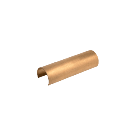 CRL GR20CSB Satin Brass 2" Connector Sleeve for Cap Railing, Cap Rail Corner, and Hand Railing