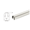 CRL GR20SB C260 Alloy Satin Brass 2" Premium Cap Rail for 1/2" Glass - 120"