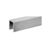 CRL GRLC10BS6 316 Brushed Stainless Crisp Corner 11 Gauge Cap Railing