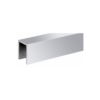 CRL GRLC10BS6 316 Brushed Stainless Crisp Corner 11 Gauge Cap Railing