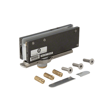 CRL H100E10 Oil Dynamic Patch Fitting Door Hinge Body With Back Check - Hold-Open