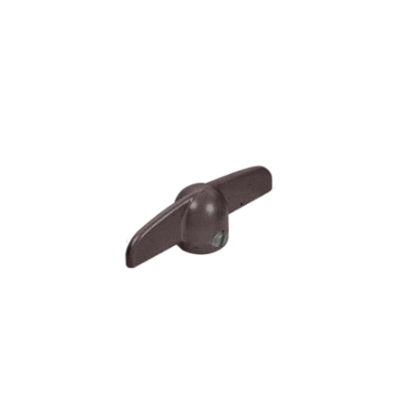 CRL H3624 Bronze T-Crank Window Handle with 5/16" Spline Size