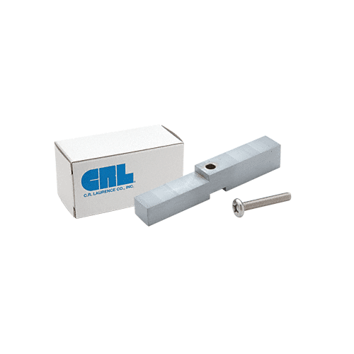 CRL HAB01SN Satin Nickel Adapter Block for Prima, Shell and Rondo Hinges