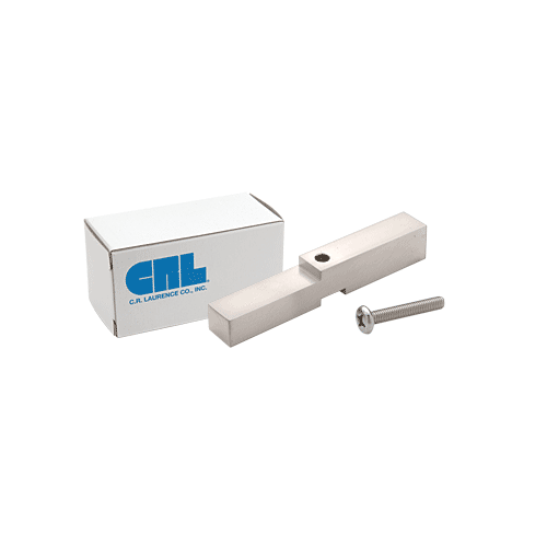 CRL HAB01SN Satin Nickel Adapter Block for Prima, Shell and Rondo Hinges