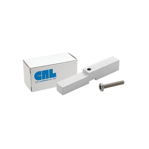 CRL HAB01SN Satin Nickel Adapter Block for Prima, Shell and Rondo Hinges