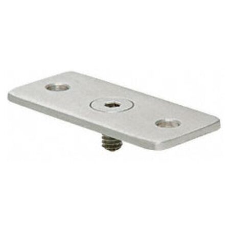 CRL HBFP1BS Brushed Stainless Optional Flat Hand Rail Adaptor Plate for Hand Railing Bracket