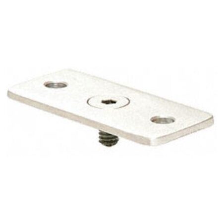 CRL HBFP1MA Mill Optional Flat Hand Rail Adaptor Plate for Hand Railing Bracket