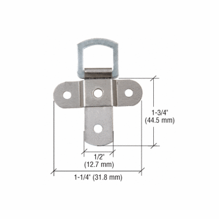 CRL HD25-XCP100 Cross Strap Heavy-Duty Swivel Metal Type Hangers - pack of 100