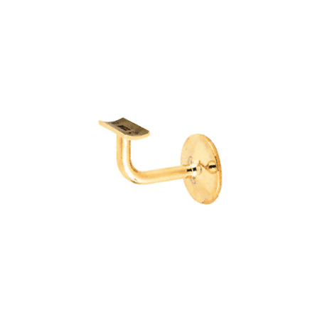 CRL HR15B4PB Polished Brass Pismo Series Wall Mounted Hand Rail Bracket