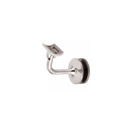 CRL HR15GAPS Polished Stainless La Jolla Series Glass Mounted Hand Rail Bracket