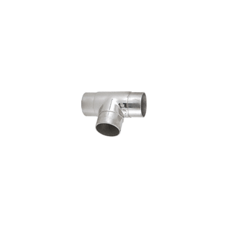 CRL HR15KPS Polished Stainless Flush Tee for 1-1/2" Tubing