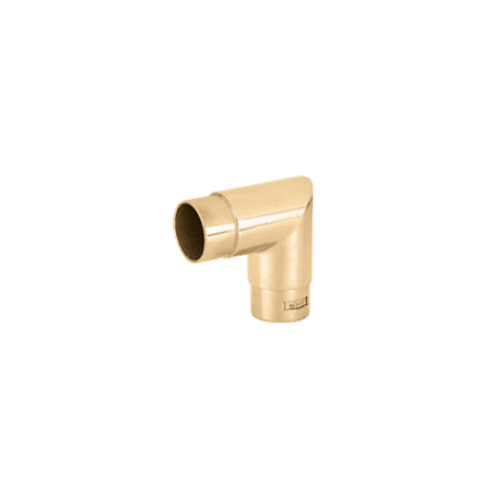 CRL HR15MCSB Satin Brass Mitered Style 90 Degree Corner for 1-1/2" Tubing