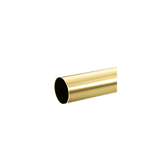 CRL HR15BS98 Brushed Stainless 1-1/2" Diameter Round .050" Tubing - 98" Stock Length